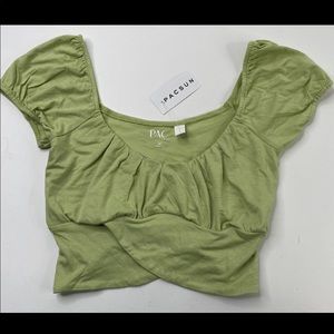 Light Green PacSun Crop Top